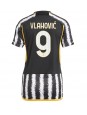 Ženski Nogometna dresi replika Juventus Dusan Vlahovic #9 Domači 2023-24 Kratek rokav